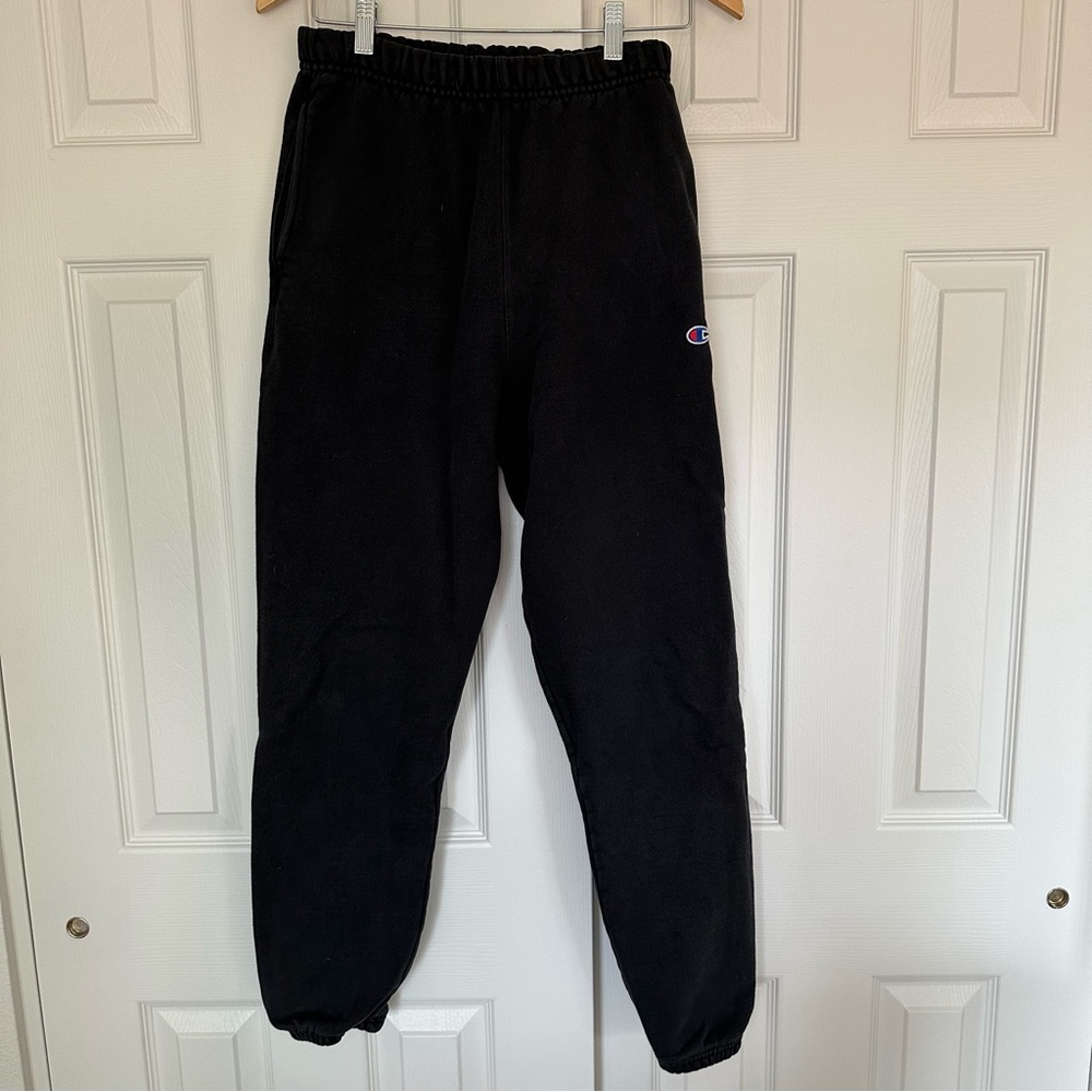 Champion reverse weave black joggers